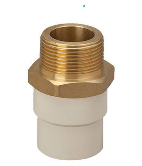 Buy Cpvc Ashirvad Male Adapter Brass Threaded Mta Inch Pic