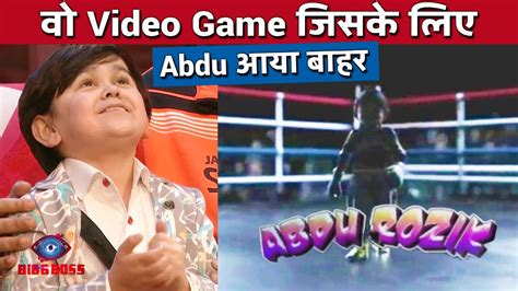 Bigg Boss 16 Abdu Rozik Ke Video Game Ka TEASER Out YouTube