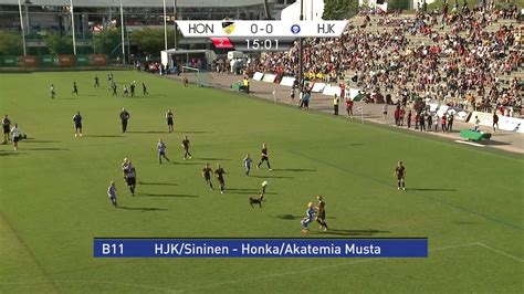 Helsinki Cup Finaalit Hjk Sininen Honka Akatemia Musta Youtube