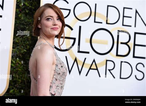 File In This Jan 8 2017 File Photo Emma Stone Arrives At The 74th