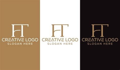 Premium Vector Initial Letter Ft Logo Design Monogram Creative Modern