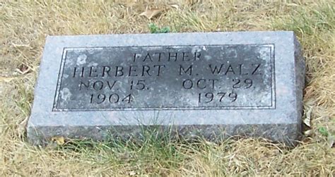 Herbert Martin Walz M Morial Find A Grave