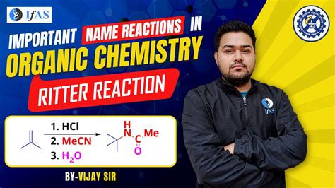 Ritter Reaction Iit Jam Important Name Reactions In Organic Chemistry