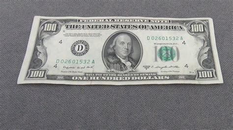 How To Spot A Fake 100 Dollar Bill 1981