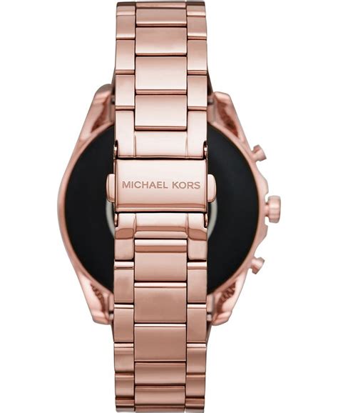 Michael Kors Access Gen 5 Bradshaw Rose Gold Tone Stainless Steel Bracelet Touchscreen Smart