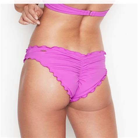 Victorias Secret Swim Victorias Secret Ruffle Cheeky Swim Bikini