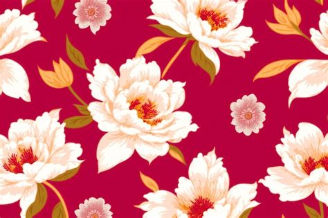 Premium AI Image | Floral pattern Enchanting Blooms A Captivating ...