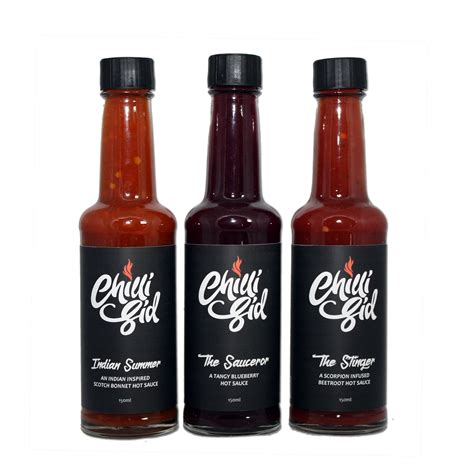 Chilli Sid Hot Sauce Collection Chilli Sid
