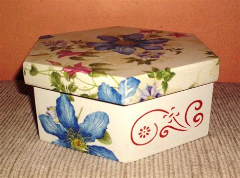 Ateli Id Ia Arte Caixa De Mdf Decorada Decoupage