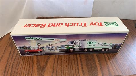 Hess Toy Truck and Racer NIB | Live and Online Auctions on HiBid.com