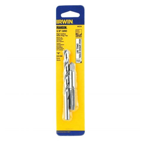 IRWIN® 80327 - Hanson™ Metric Tap/Drill Bit Set (M6 x 1.00 Tap, 5 mm Drill Bit) - TOOLSiD.com