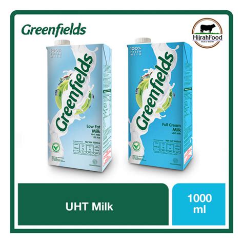 Jual Susu Greenfields UHT Full Cream Low Fat 1 Liter Jakarta