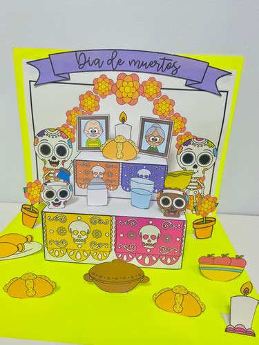 Altar Del D A De Muertos Armable Md Rayitas