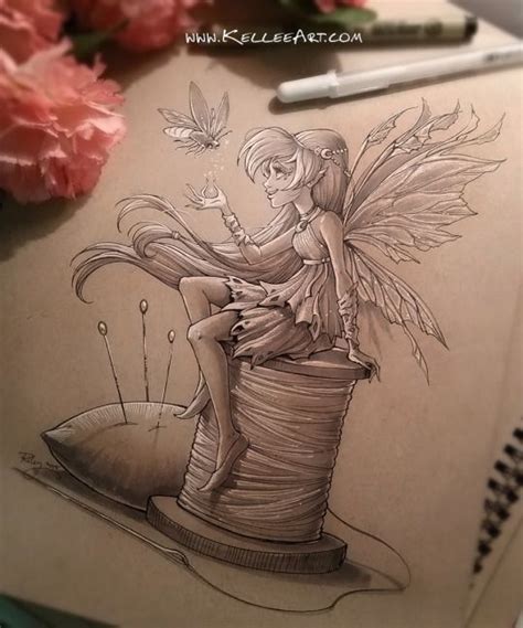 The Art Of Kellee Riley Fairy Drawings Fairy Art Fairy Tattoo Designs