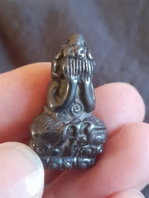 Thail Ndischer Buddha Lek Lai Amulett Phra Pidta Gl Ckstalisman Eur