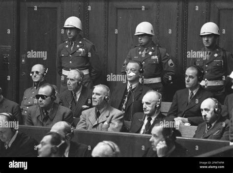 Juicio De Nuremberg Im Genes De Stock En Blanco Y Negro Alamy