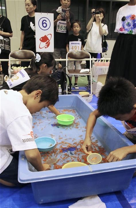 奈良県大和郡山市で毎夏開かれてきた全国金魚すくい選手権大会。コロナ禍の影響でここ2年は全国大会は中止になっている マイノリティーの「実存