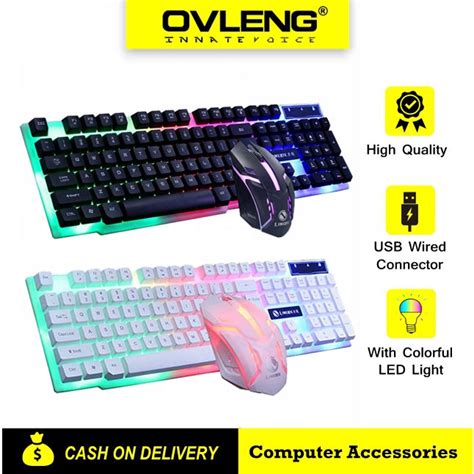 Gtx300 Colorful Led Illuminated Backlight Ergonomic Gaming Keyboard Usb