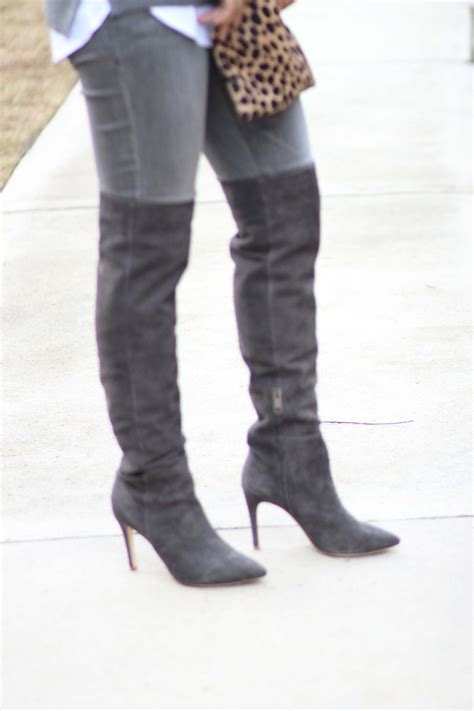 Ways To Wear Over The Knee Boots Nicole To The Nines