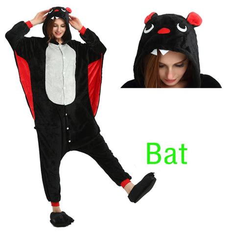 Bat Onesie For Adults Women Men Kigurumi Party Costume Pajamas Allonesie