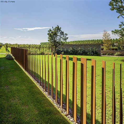 Corten Steel Fence Panels/garden Fence Railing/metal Fence Corten Steel ...