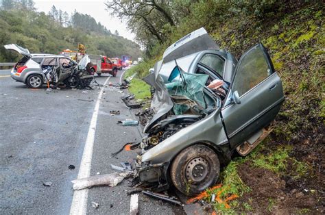 Two Injured In Head On Collision On Highway 20 Near Redwood Valley