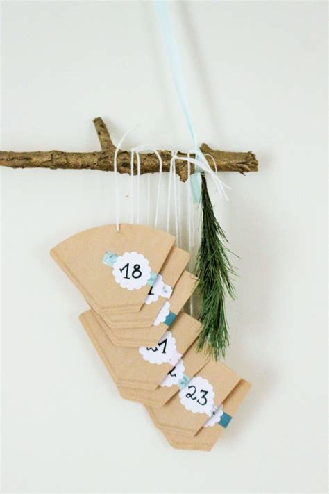 DIY Upcycling Adventskalender Mit Kaffeefilter Basteln Partystories Blog