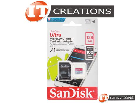 Sdsquar G Gn Ma Ret Retail Sandisk Ultra Gb Microsdxc Uhs I