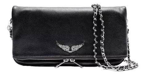 Cartera Clutch Zadig Y Voltaire Rock Color Noir Mercadolibre