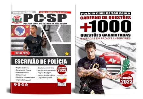 Kit Apostila Polícia Civil De São Paulo Pc Sp 2023 Escrivão De