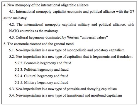 On the Five Characteristics of Neo-imperialism: Based on Lenin's Theory of Imperialism (Pt. 2/2 ...