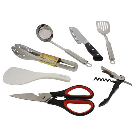 Camping Utensil Outdoor Cooking Accessories 8pc Set Travel Cookware in ...