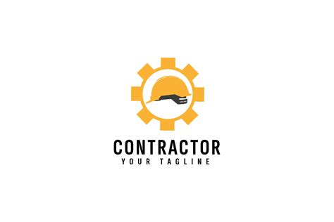 Contractor logo vector icon illustration 25801816 Vector Art at Vecteezy