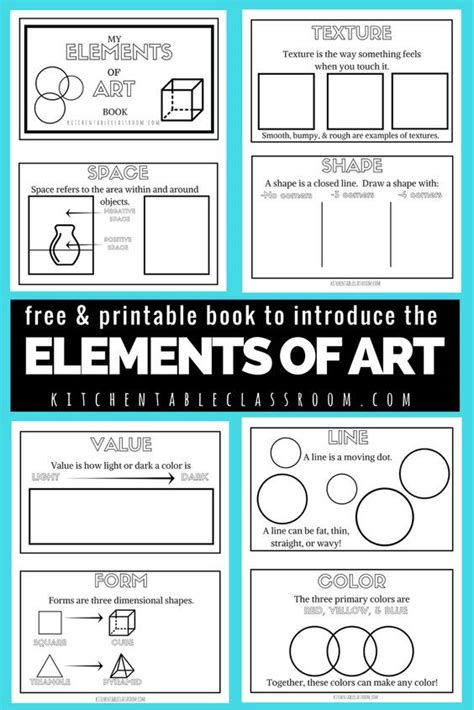 Printable Elements Of Art Worksheets