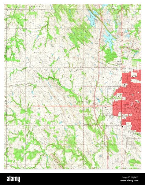 Ardmore West Oklahoma Map 1964 1 24000 United States Of America By Timeless Maps Data U S