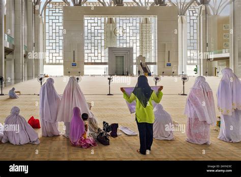 Inside The Tuanku Mizan Zainal Abidin Mosque Or Iron Mosque In