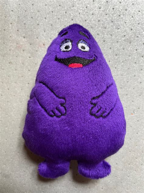 Bigger 6 Inches Purple Grimace Plush - Etsy