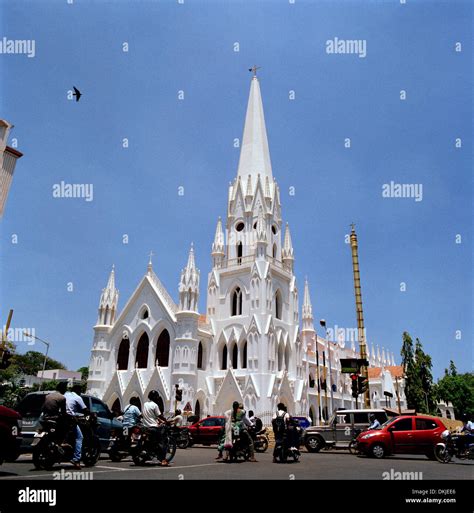 Saint Thomas Cathedral Basilica In Chennai Madras In Tamil Nadu In East