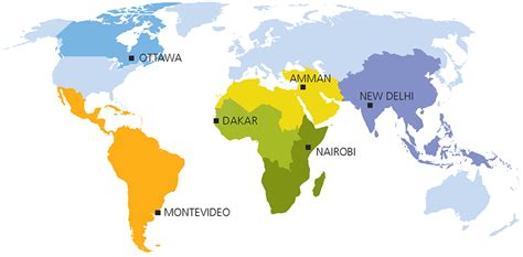 Where We Work Idrc International Development Research Centre