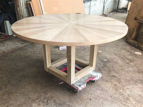 Radiate White Oak Table Mdm Design Studio