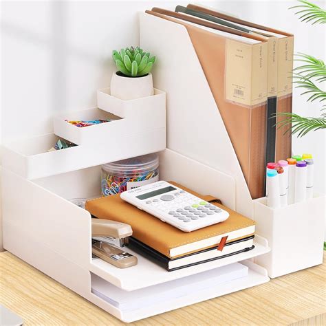 Amazon.com : Idealiveny Stackable-Desk-Organizers for Office Supply ...