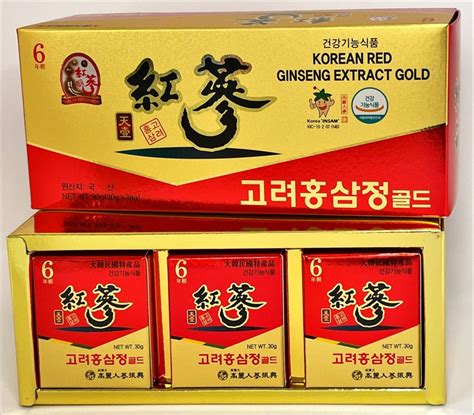 6YEARS Korean RED Ginseng Extract Gold Ginseng Saponin GINSENOSIDE