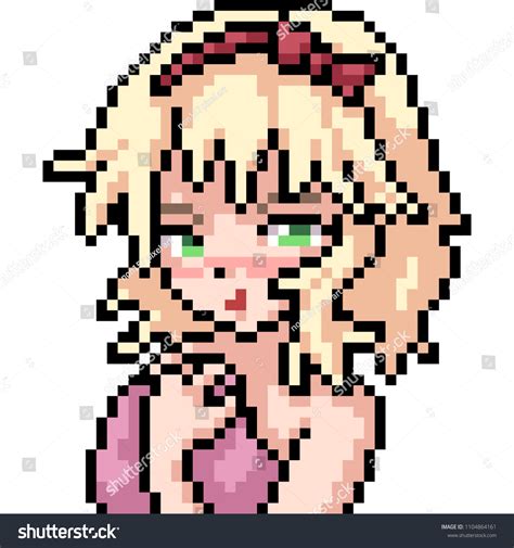 1,411 Pixel Art Anime Images, Stock Photos & Vectors | Shutterstock