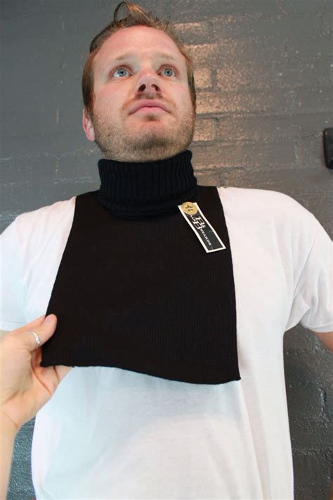 Vintage Black Dickie Dicky Faux Turtleneck By Barr And Beards Etsy