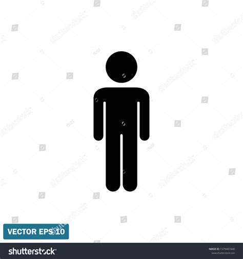 Man Icon Vector Logo Template Design Stock Vector (Royalty Free) 1579487446 | Shutterstock