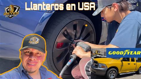 Nos Lleg Un Tesla Con Su Rin Doblado Cambiamos Llantas Goodyear A