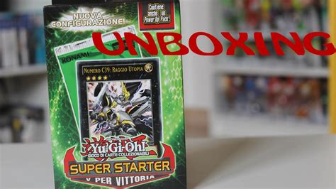 Unboxing Yu Gi Oh Deck Super Starter V Per Vittoria Youtube