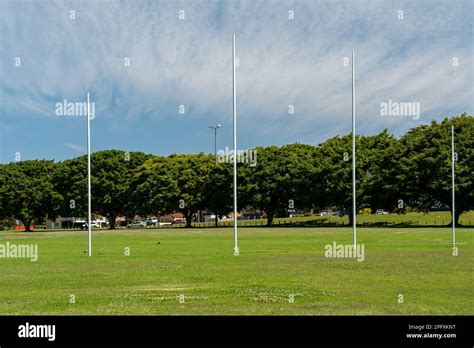 Four Goalposts Hi Res Stock Photography And Images Alamy