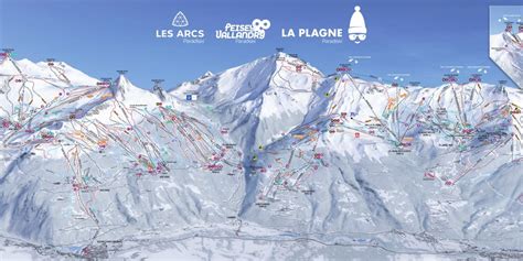 Les Arcs Resort And Piste Maps