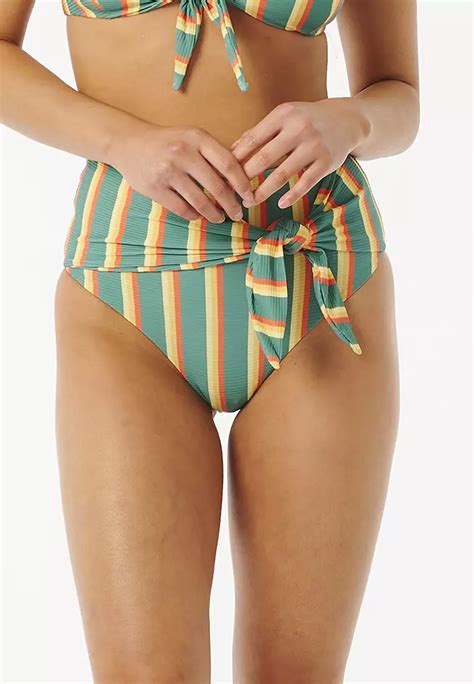 Buy Rip Curl Brazilian Soul High Waist Good Coverage Bikini Bottom